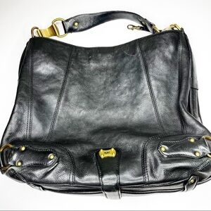 Michael Kors | Leather Shoulder Hobo Feed Bag